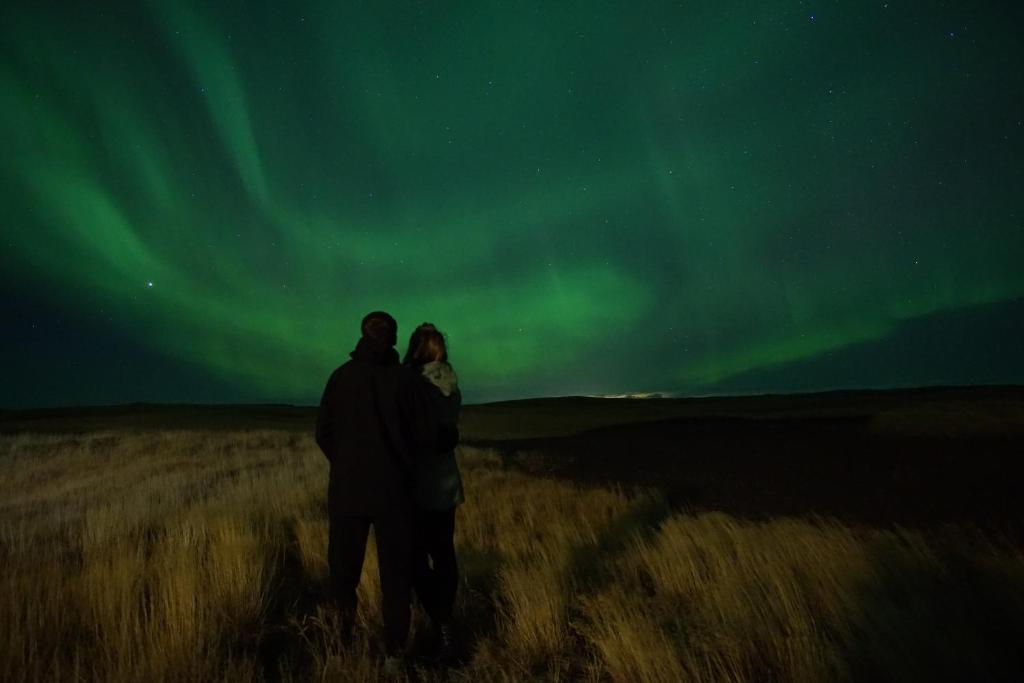 Landhotel Iceland northern lights
