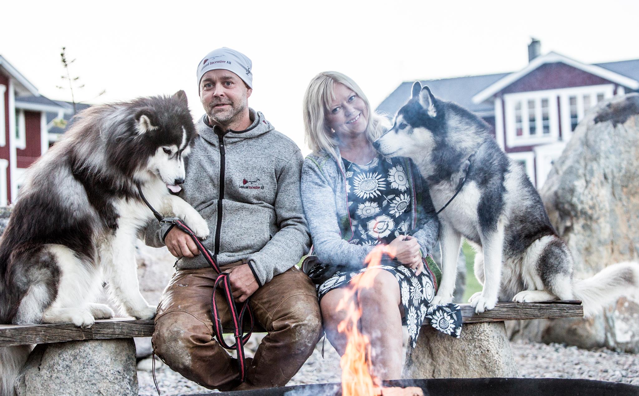 Johan and Eva Stenevad from Lapland Guesthouse