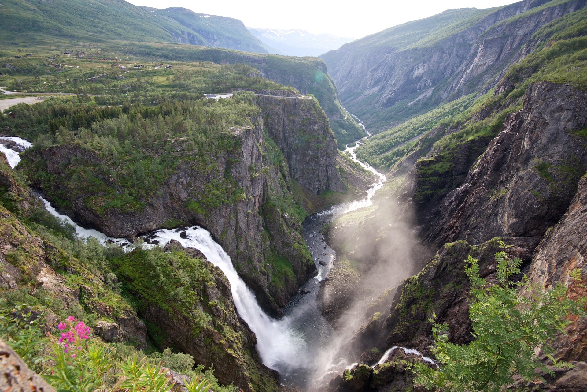 Norway Vøringsfossen waterfall in Hardangerfjord credit Øyvind Heen – fjords.com