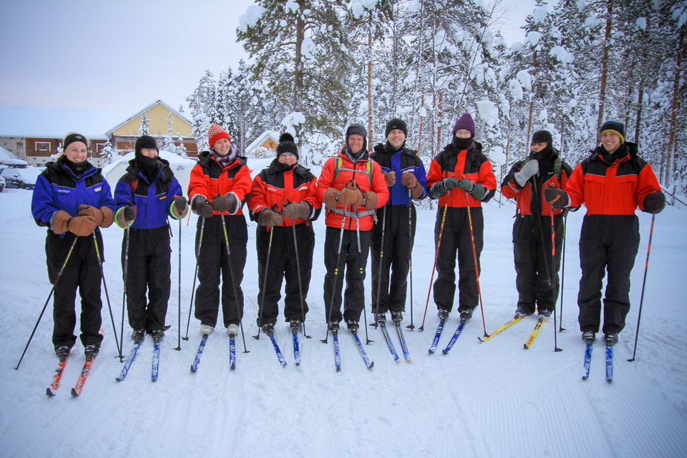 Skiing in Finland