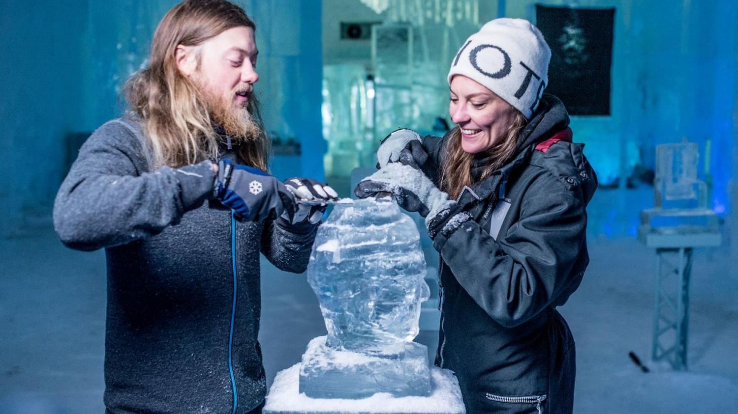 Icehotel Ice Sculpting