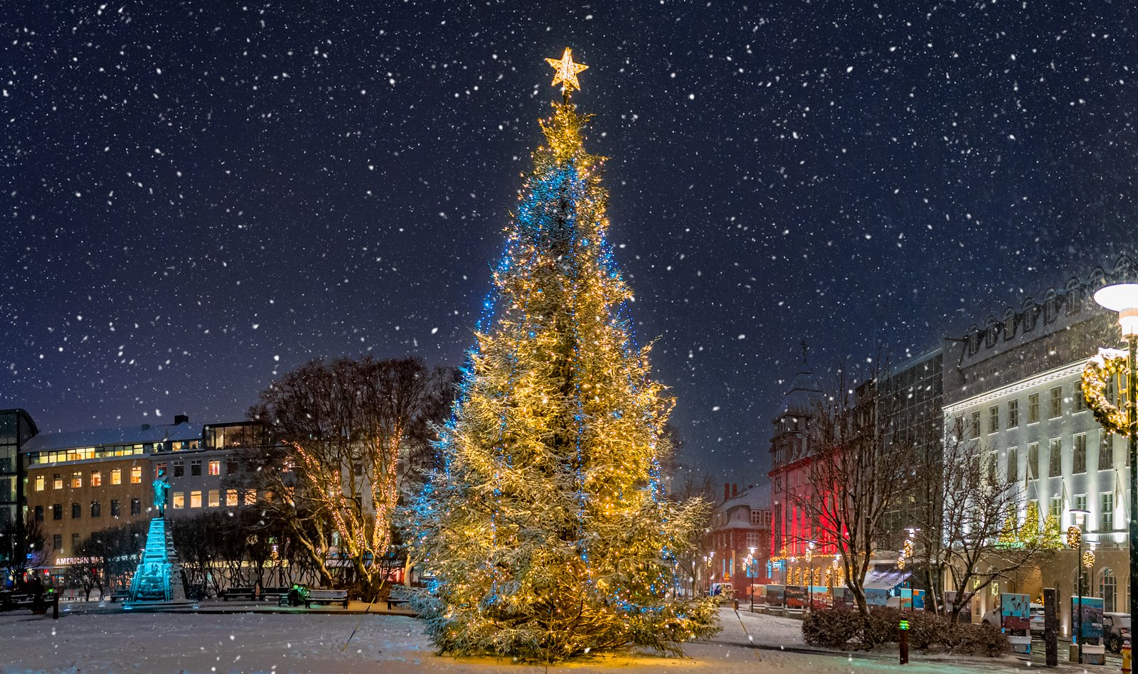 Christmas in Reykjavik tree 2 - photo by Visit Reykjavik