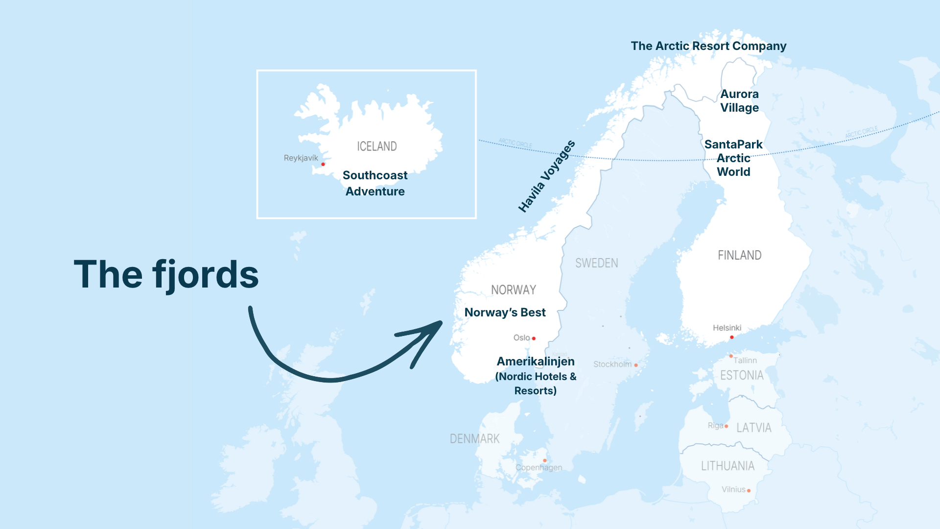 Map Nordic Roadshow - (3) Norways Best