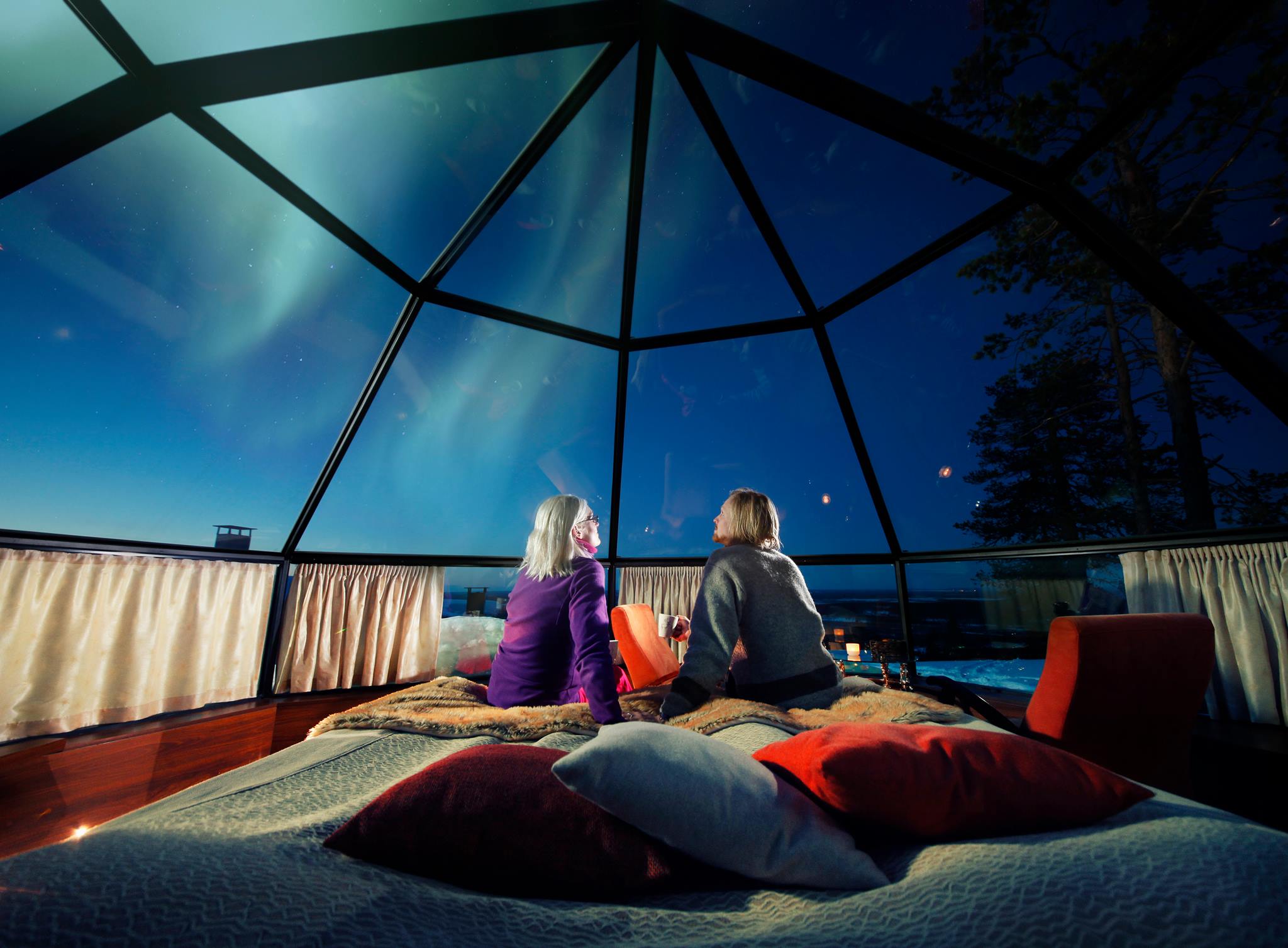 Christmas in Levi Glass Igloos