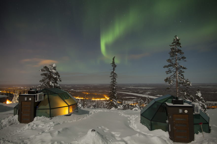 Glass Igloos in Finland 