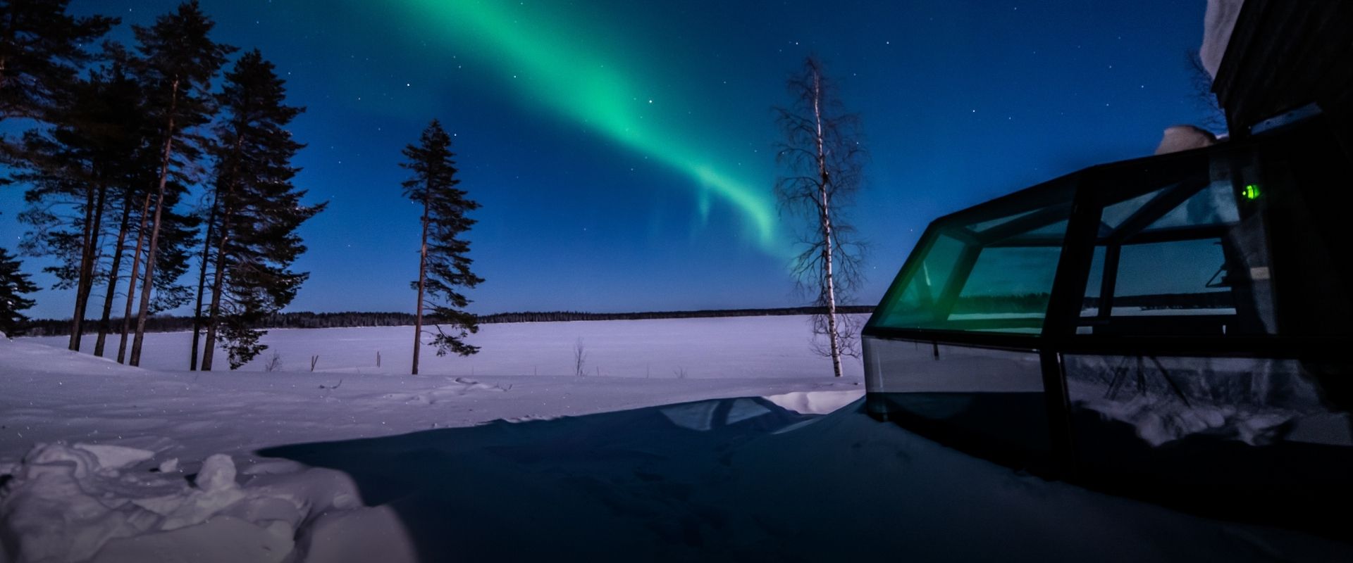 Website banner - Arctic Fox Igloos Ranua Finland winter - by Jarcce