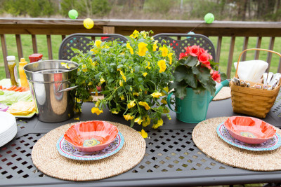 Backyard BBQ Table 