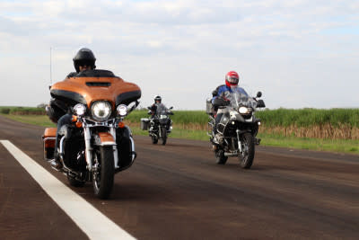 Three Motorcyclists