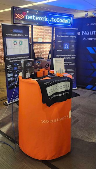Network to Code booth
