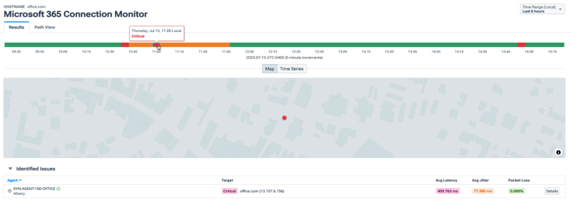 Office365 connection monitor