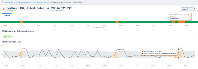 Drill-down into DNS issue