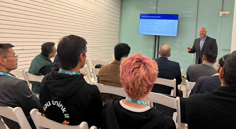 Phil presenting at ONUG