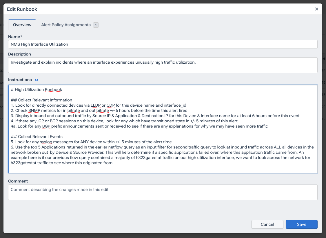 Natural Language Runbook Overview