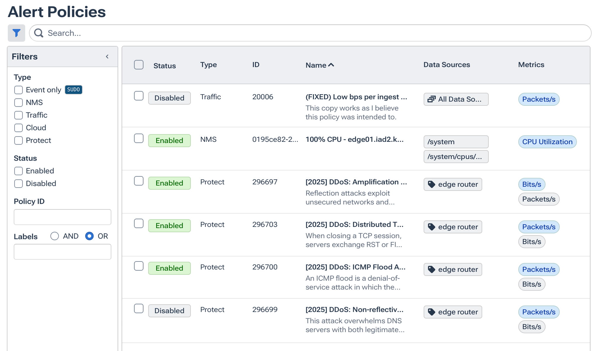 Optimize network access policies using traffic insights