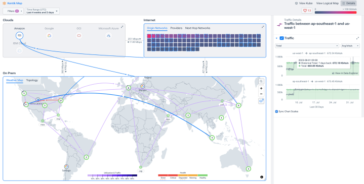 Visualize Hybrid-cloud Network Infrastructure