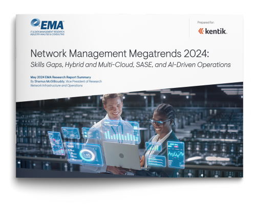 EMA Network Management Megatrends 2024 report booklet
