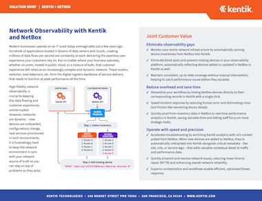 Kentik + NetBox integration