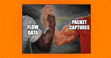 Flows vs. packet captures for network visibility