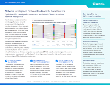 Network Intelligence for Neoclouds and AI Data Centers