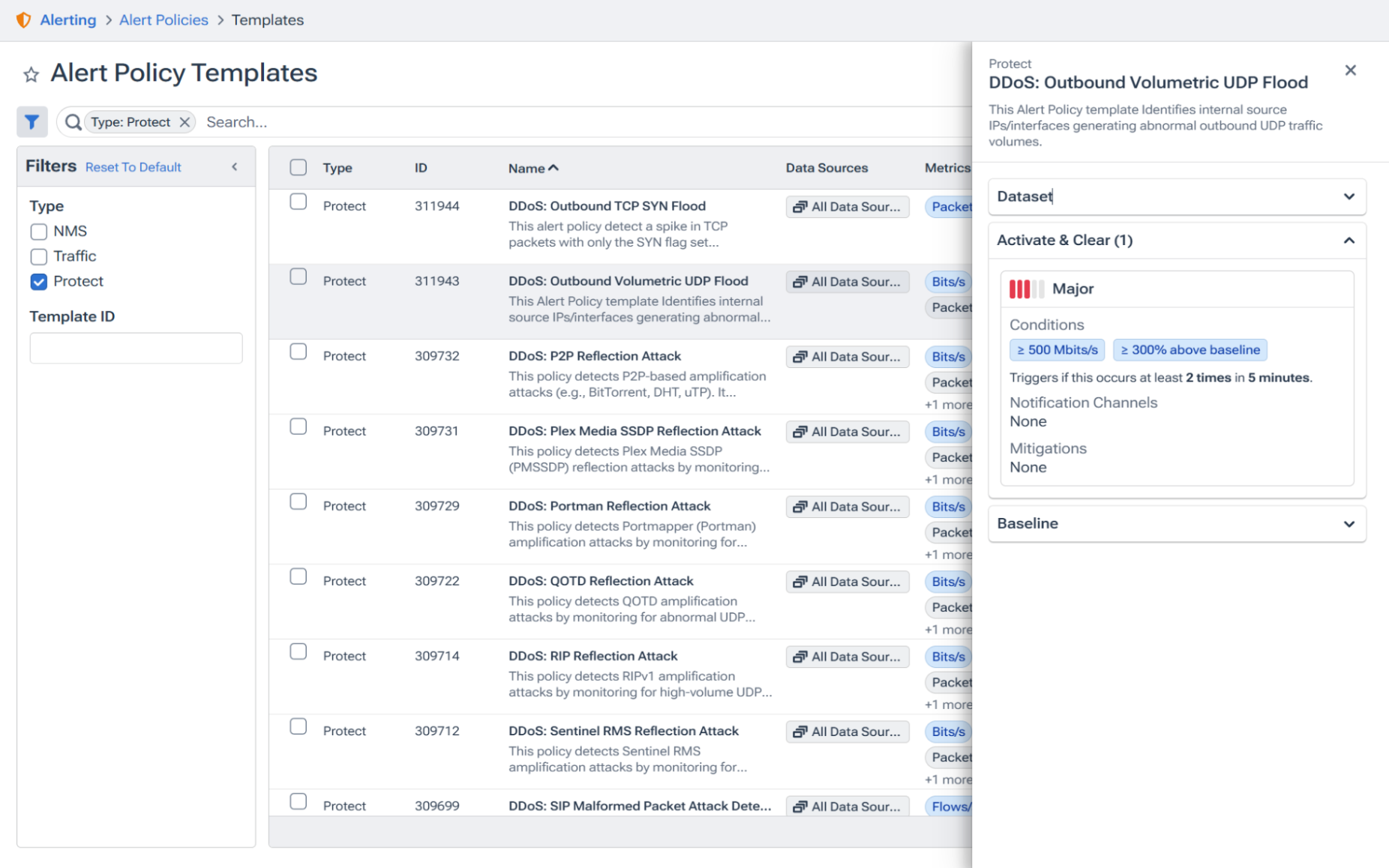 Alert Policies - Security