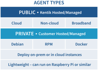 Synthetic Monitoring: Agent Types