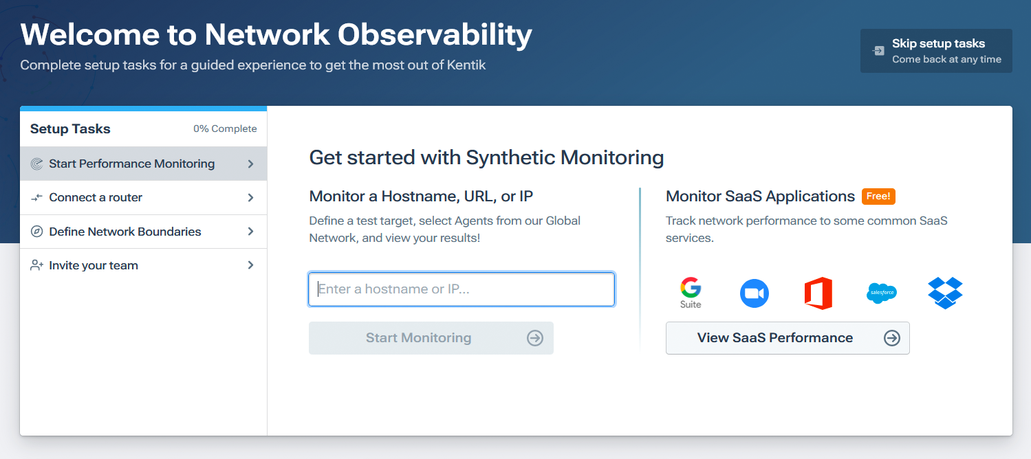 Set up Kentik for API monitoring