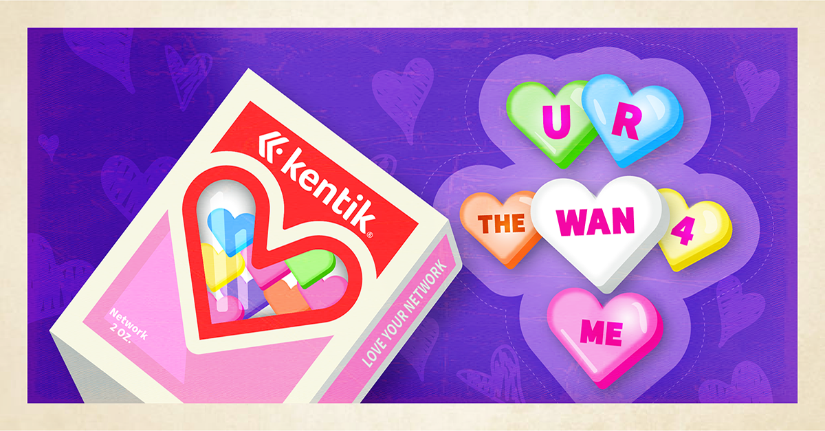 A Valentine’s Day card reading "U R the WAN 4 ME."