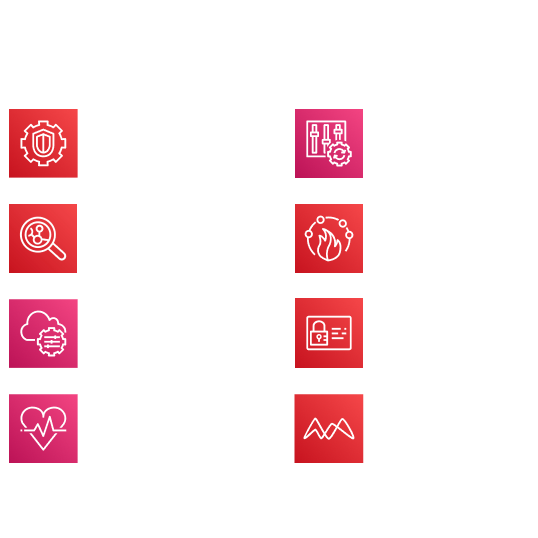 AWS security services: security hub, Amazon guardduty and more.