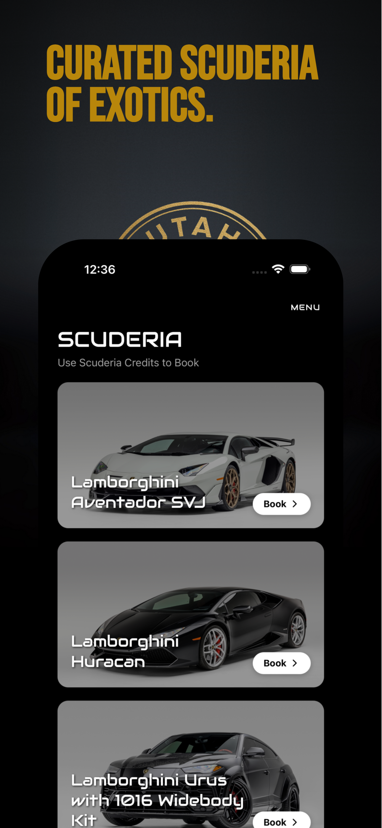 Utah Car Club - Vehicles