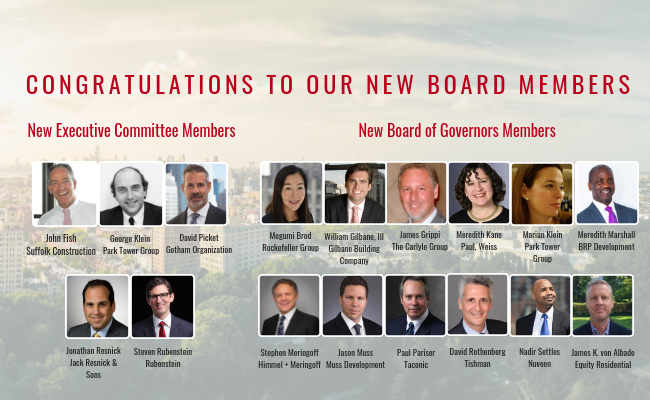 REBNY Announces New Board Members