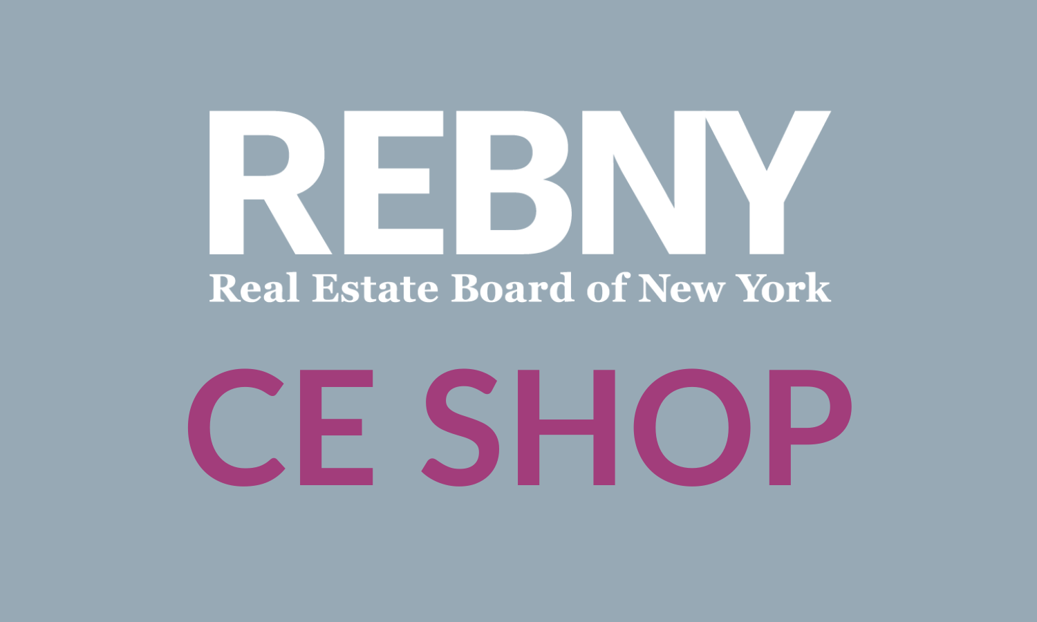 REBNY CE Shop