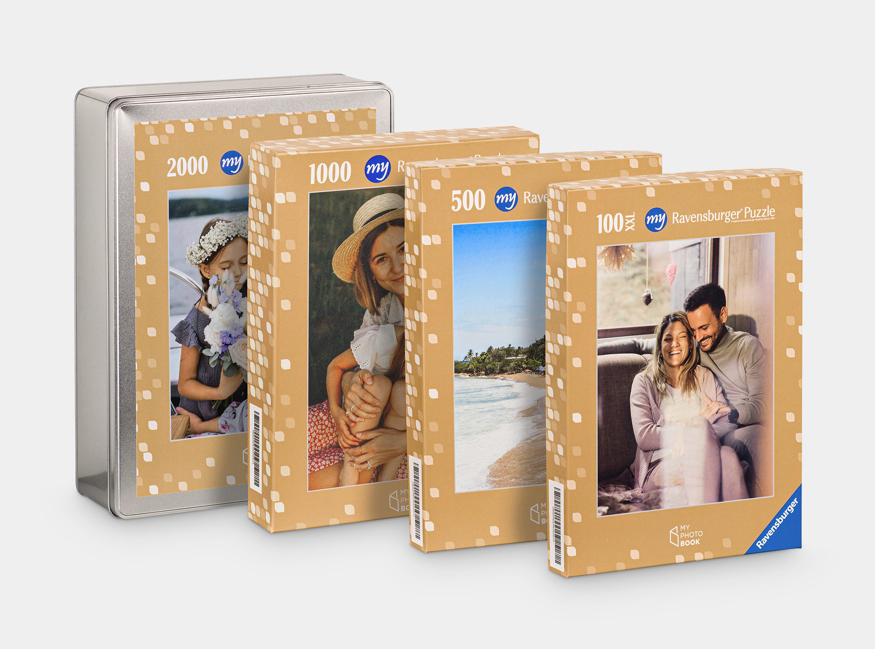 Crea tus puzzles personalizados con tus fotos y diseños