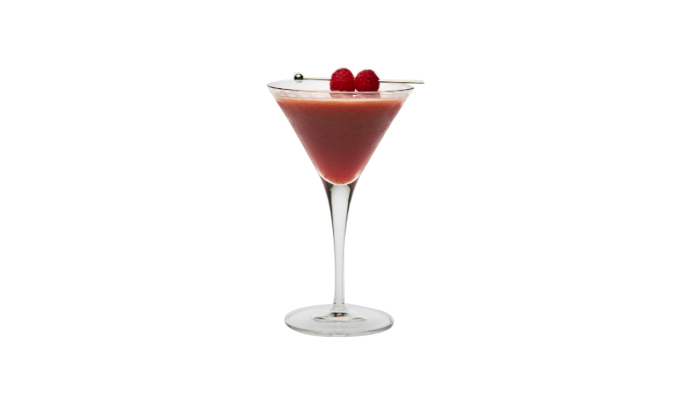 Blanco Banana-Black Raspberry Martini