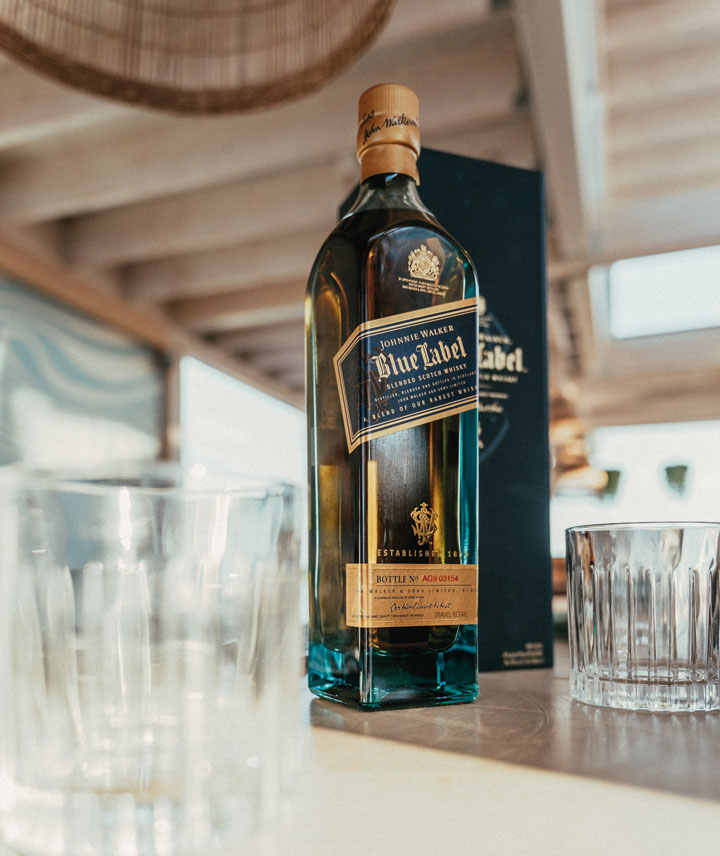 Botella de Johnnie Walker Blue