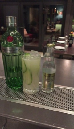 cóctel tanqueray