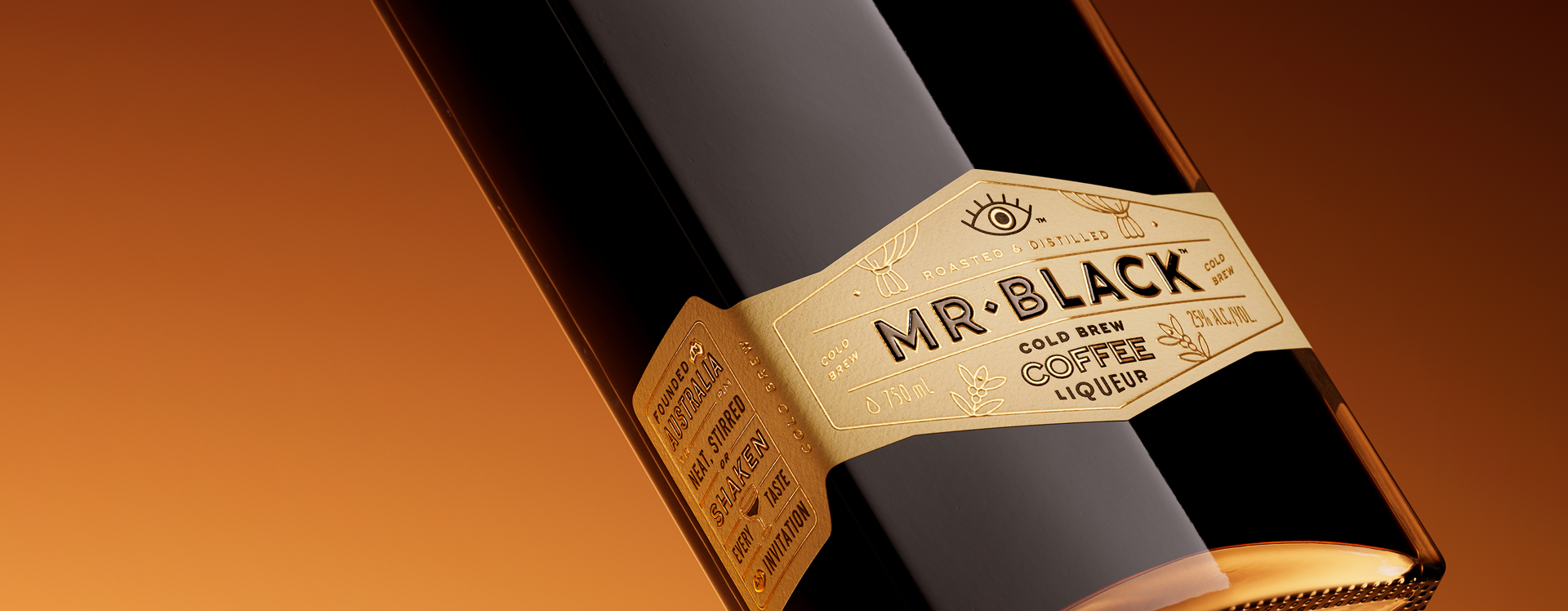 Mr Black cold brew Coffee Liqueur bottle