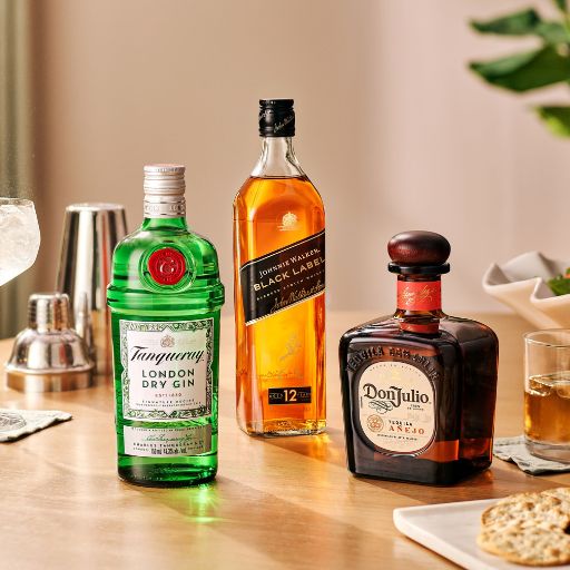 Selection of Diageo owned products.