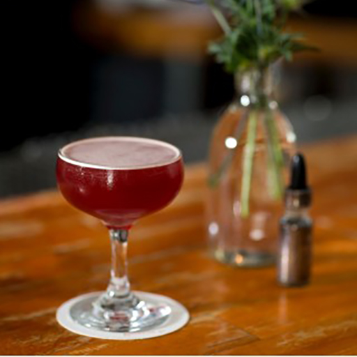 Cocktail in a wine glass 
