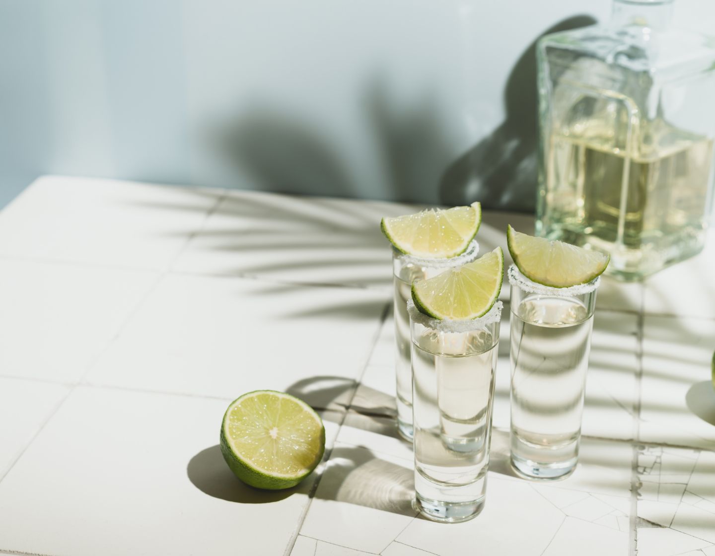 Vasos de shot de tequila
