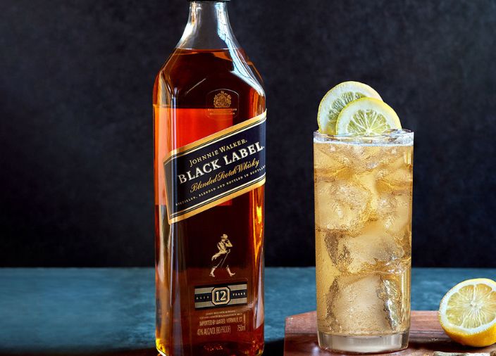 Johnnie Walker Black Label cocktail