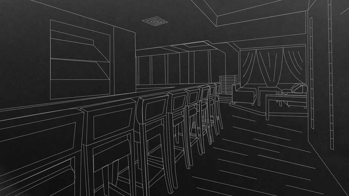 Blueprint of Bar