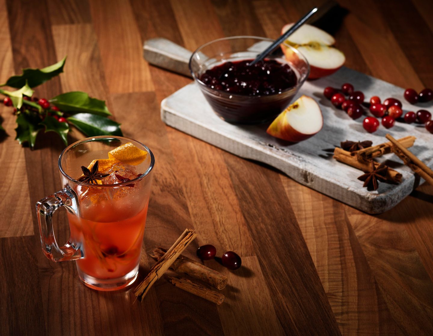 Old Fashioned Christmas cocktail