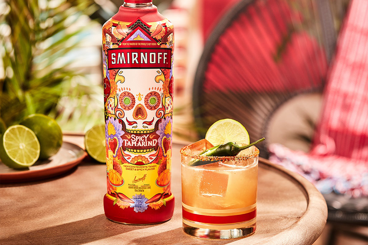 COCTEL CON BOTELLA SMIRNOFF SPICY TAMARIND