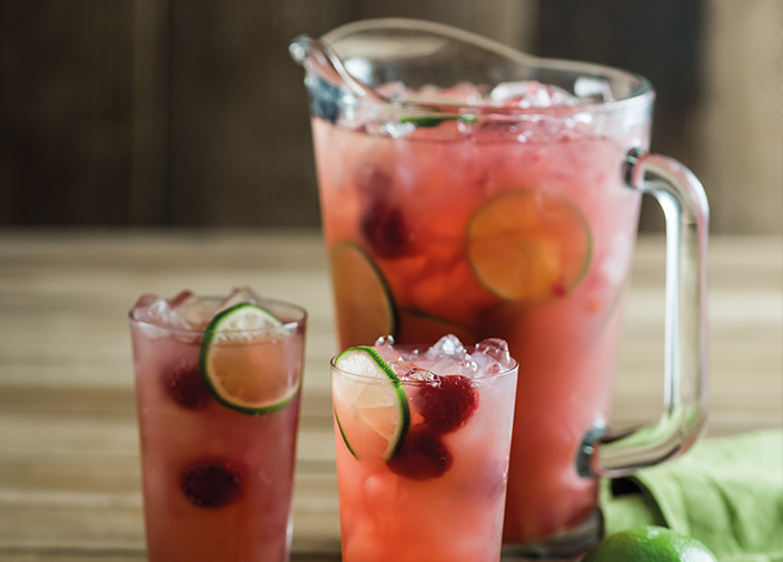 Batched Cocktails in a pitcher