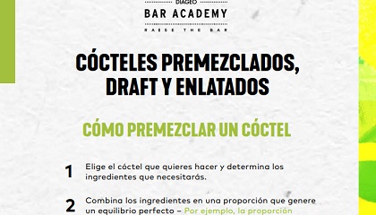 guía cócteles pre mezclados