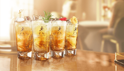 johnnie walker black label y el arte del highball