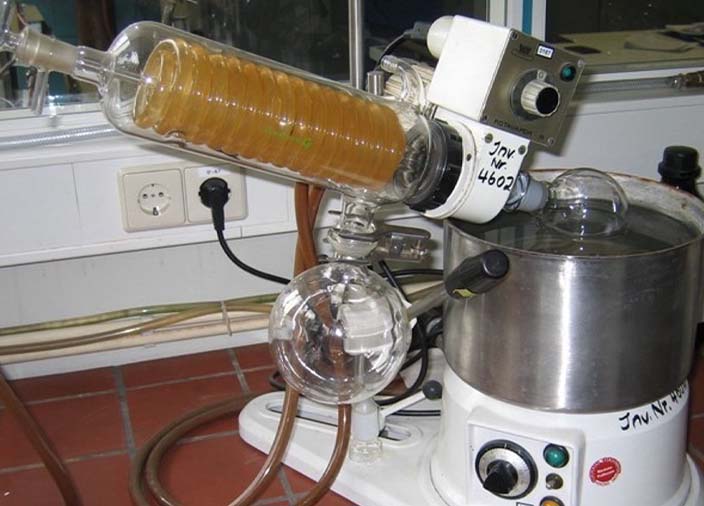 Um Vaporizador Rotativo