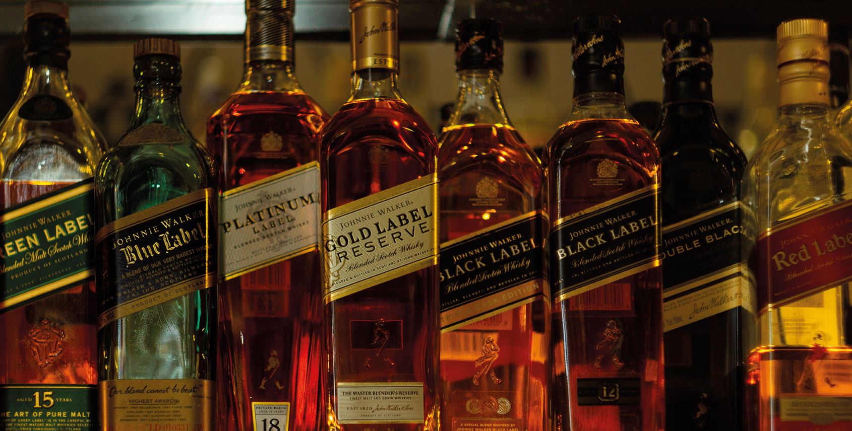 Botellas Johnnie Walker