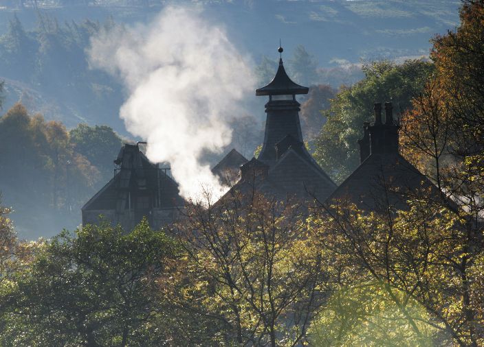 The Dufftown Distillery.