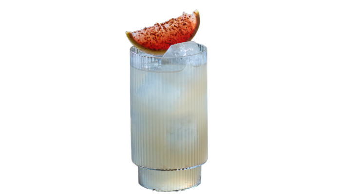 cocktail in highball glass